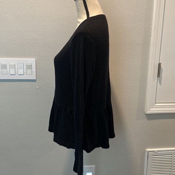 NWT Anthropologie Left Of Center Black Long Sleeve Sweater Size S - Picture 8 of 11